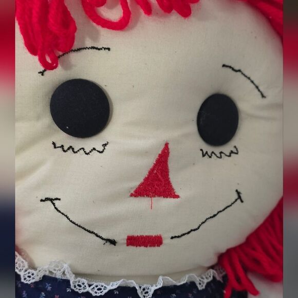 Vintage Classic Raggedy Ann and Andy Doll Set 3 ft - Picture 6 of 8